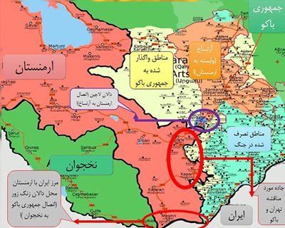 تلاش دولت باکو برای حذف نام ارمنستان از همسایگان ایران!